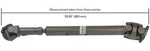 Drive Shaft-std Trans Cardone 65-9548 Reman Fits 2008 Dodge Ram 3500. Fixed Price $1106.99.