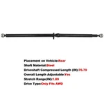 Rear Driveshaft Ford Escape 2013-2018 Lincoln Mkc L4 1.6L Awd EJ7Z4R602D. Fixed Price $198.67.