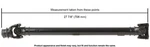 Front Cardone Drive Shaft For Bmw (65-7052). Fixed Price $452.69.