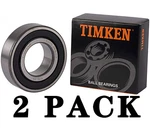 (2PACK) Timken 6205-2RS C3 25X52X15MM Clearance Double Rubber Seal Bearings. Fixed Price $17.78.