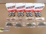 U Joint Replacement Kit Jeep Yj Front And Rear 4X4 Driveshaft Spicer Life 1310X. Fixed Price $109.79.