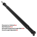 Rear Driveshaft For Chevy Avalanche 1500 Suburban Gmc Yukon Xl 946-051. Fixed Price $165.24.
