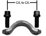 Dana 2-70-28X Universal Joint Strap Kit 1330 Series With 5/16"" Thread Bolts"". Fixed Price $36.99.