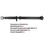 Rear Drive Shaft For Land Rover Range Sport 2009 V8 4.2L AWD/4WD TVB500370. Fixed Price $203.36.