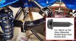 Differential Brake Bracket Bolt! For 1964+ Gm Camaro Firebird Nova 442 Gto & Etc. Fixed Price $15.00.