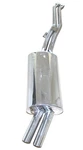 Emusa New Ss Axle Back Exhaust Fits 87-91 Bmw E30 325IC / 325IX 325IS. Fixed Price $199.99.