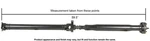Rear Cardone Drive Shaft For 328I, 325I (65-7061). Fixed Price $514.99.