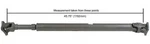 Drive SHAFT-4WD, Std Trans, 5 Speed Cardone Reman Fits 1986 Ford Ranger. Fixed Price $415.99.