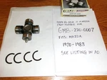 Gmb U-joint 0259-89-2510 = 220-0007 Fits:mazda Cars 1970-83 626,808 RX7,.... Fixed Price $17.99.