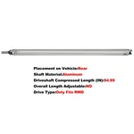 Rear Driveshaft For Chevrolet Silverado 1500 Custom Crew Cab Pickup 4-DOOR. Fixed Price $354.12.