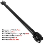 Front Driveshaft For Jeep Tj 2003-06 Wrangler 4WD 938134 52098377AE. Fixed Price $130.56.