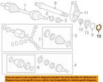 Gm Oem 11-16 Cruze Front Suspension Drive Axles-intermed Shaft C-clip 90121202. Fixed Price $14.41.