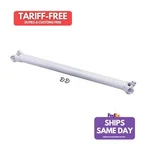 Precision 200385, One White Steel Driveshaft 38.5IN Long 2IN Diamete. Fixed Price $354.03.