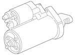 Genuine Mercedes-benz Remanufactured Starter 004-151-78-01-83. Fixed Price $280.92.