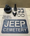 91-99 Jeep Cherokee Xj Mj Tj High Pinion Dana 30 Axle Carrier & Gear Set 3:55. Fixed Price $139.99.