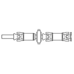 Rear Driveshaft Prop For Merkur Scorpio 1988 1989. Fixed Price $663.41.