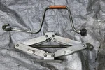 Nice Used Original Porsche 924S 944 Steel Scissor Jack W Handle Tool Kit. Fixed Price $94.00.