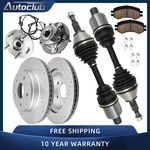Front Cv Axle Wheel Hub Bearing Drilled Brake Rotor Pad Kit For Ram 1500 4WD. Fixed Price $396.92.