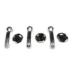 Rugged Ridge Door/tailgate Handle Cover Recess Guard Kit Chrome 2-DOOR Je.... Fixed Price $56.90.