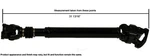 Shaft-driveshaft / Prop Front Cardone 65-9540 Reman. Fixed Price $476.40.