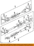 Ford Oem 88-91 Topaz Rear Suspension Axle Shaft-u-joint FO3Z4635A. Fixed Price $7.20.