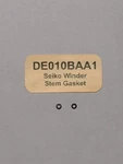 2 Seiko Crown Stem Seals DE010BAA1. Fixed Price $12.11.