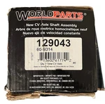 Worldparts Cv Shaft / Axle 129043 New Constant Velocity Drive Fits Bmw. Fixed Price $160.05.
