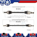 Front Trakmotive Cv Axle Shaft Joint For Mitsubishi Mirage G4 2018 2017. Fixed Price $280.21.