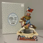 2002 Cherished Teddies *samuel* "hooray For The Usa" 109636 Enesco W/box. Fixed Price $25.00.