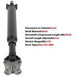 For Gmc K1500 Suburban/chevrolet K2500 Drive Shaft 762MM 938-098 65-9346. Fixed Price $101.93.