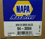 Napa Maxdrive Constant Velocity (cv) Driveshaft Left Front New 94-3004. Fixed Price $49.95.