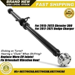Oem Rear Driveshaft Assembly For 2015-2023 Chrysler 300 Dodge Charger 68277442AB. Fixed Price $240.99.