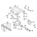 For Bmw Z4 2003-2016 33411132565 Rear Axle Nut. Fixed Price $20.75.