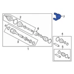 For Toyota Camry 2007-2011 90363A0016 Front Cv Axle Shaft Carrier Bearing. Fixed Price $61.91.