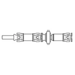 For Infiniti G35 2003 2004 2005 2006 2007 Rear Driveshaft Prop Tcp. Fixed Price $648.41.