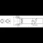 Drive Shaft Yoke And Tube Dana Spicer 2-27-24-6000. Fixed Price $306.27.