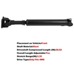 Drive Shaft 762MM For Chevrolet K1500 4WD Front 1994 65-9346 938-098 26022466. Fixed Price $101.93.