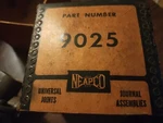 Neapco 9025/9025-3 (9005) Universal Joint Assembly; 1928-1948 Fomoco Products. Fixed Price $110.95.