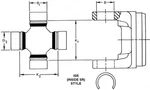 Dana 5006813 Drive Axle Shaft Universal Joint For 03-10 Dodge 1500 2500 3500. Fixed Price $79.99.
