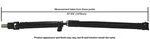 Rear Cardone Drive Shaft For 05-09 Legacy (65-7075). Fixed Price $566.72.