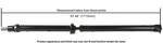 Drive Shaft Rear Cardone For 2010-2014 Subaru Outback 2.5L H4. Fixed Price $638.75.