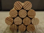 Surewood Shafts Douglas Fir Arrow W/9" Tail Taper, Dozen Pack. Fixed Price $54.00.