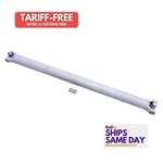 Precision 250460, One White Steel Driveshaft 46IN Long 2.5IN Dia.. Fixed Price $449.18.