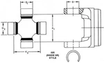 Universal Joint-fsgr Dana Spicer 5-1301X. Fixed Price $123.99.
