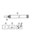 Genuine Mopar 2001-2006 Dodge Ram 1500 Front Universal Joint Kit 68127993AA. Fixed Price $131.21.
