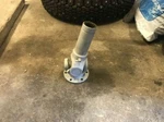 Splined Hub Universal Joint, Mercedes 180 Ponton ( Keilnabe - Kreuzgelenk ). Fixed Price $300.00.