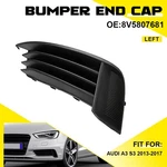 Front Left Driver Side Fog Light Cover Black For Audi A3 S3 2013-2017 #8V5807681. Fixed Price $35.14.