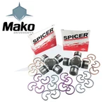 New Genuine Spicer Life Series Universal Joints Set Of Two 5-1350X. Fixed Price $76.90.