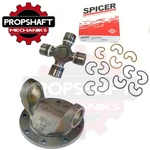 3-2-1159 Circular Flange Yoke Series 8 Hole + Spicer Solid 5-1410X U-joint. Fixed Price $92.30.