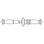 Rear Driveshaft Prop For Pontiac G8 2008-2017. Fixed Price $669.41.